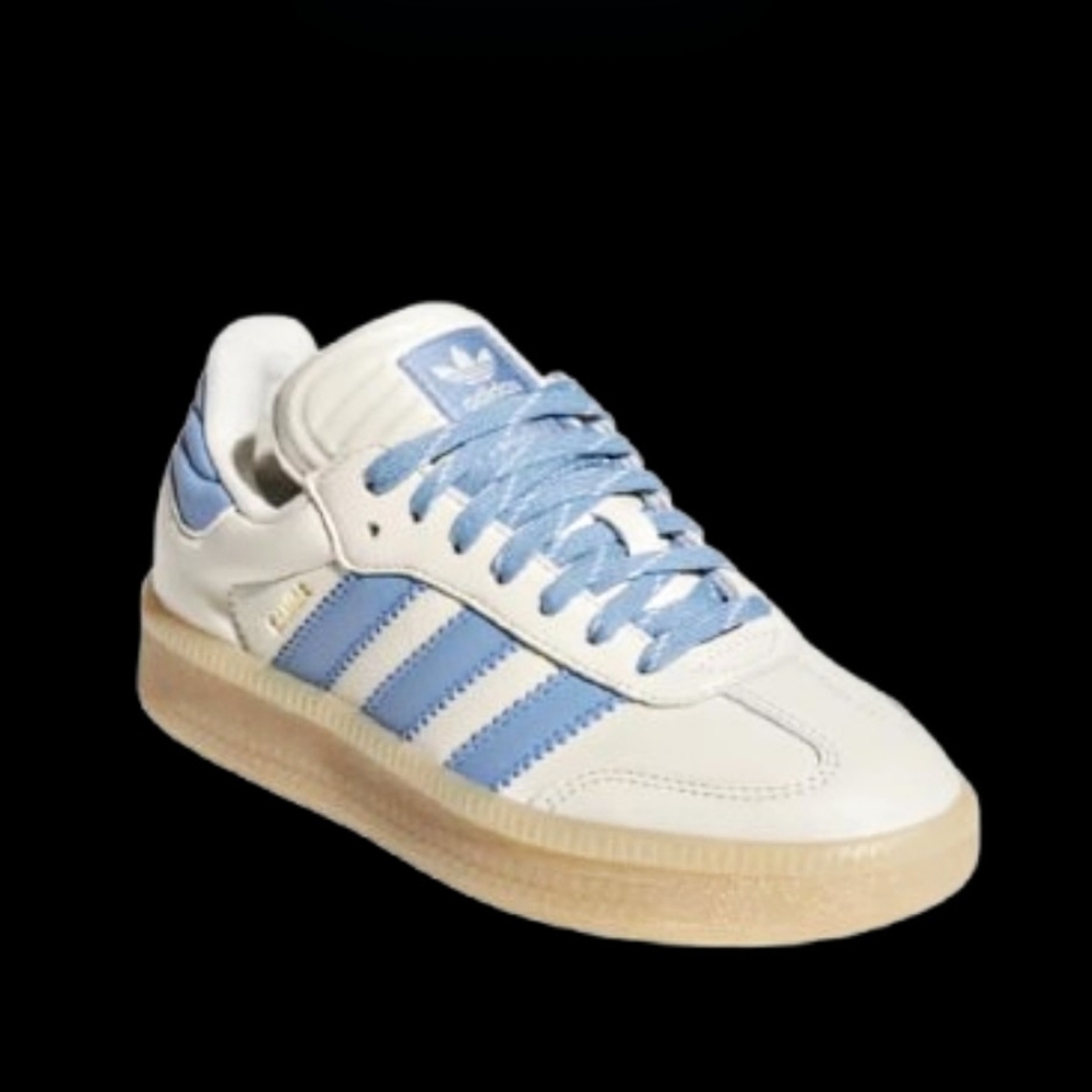 Adidas Samba XLG Womens/Kids Cream Wonder White Ash Blue Gum